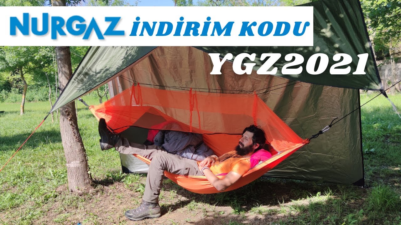 NURGAZ CAMPOUT Cibinlikli Hamak İncelemesi (İNDİRİM KODU YGZ2021 )