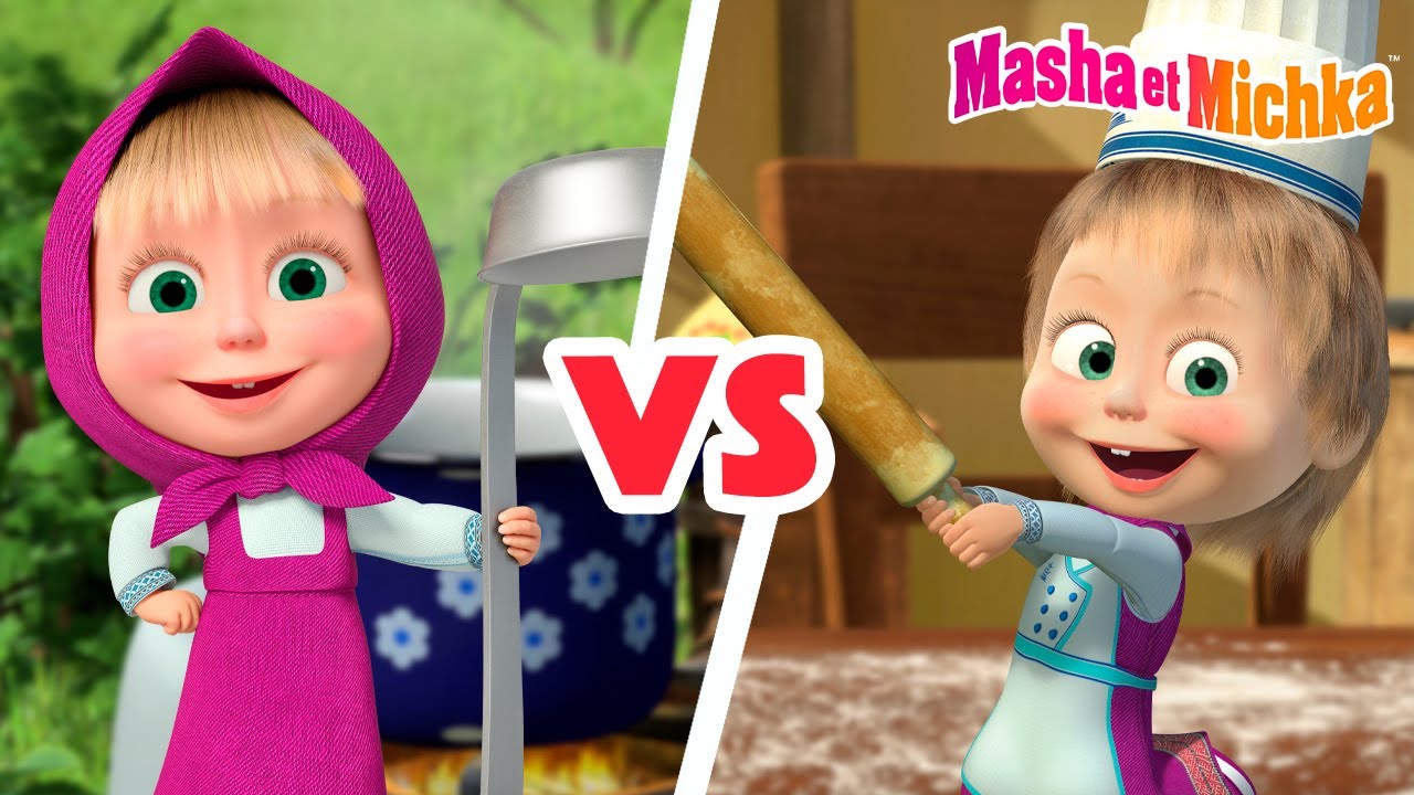 🫙🍓 Le Jour Des Confitures vs Bon App&eacute;tit, Miam 🐼🥟 M&eacute;ga-bataille 🏆😜 Masha et Michka
