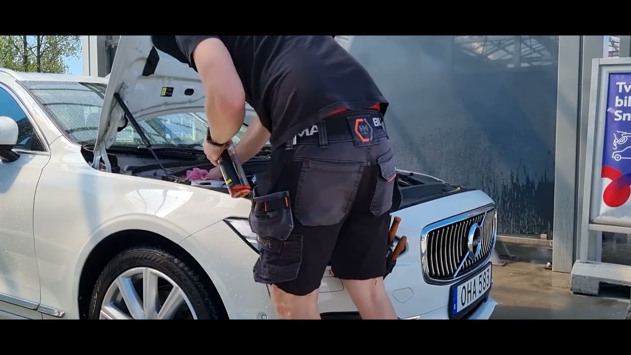 Motortvätt V90