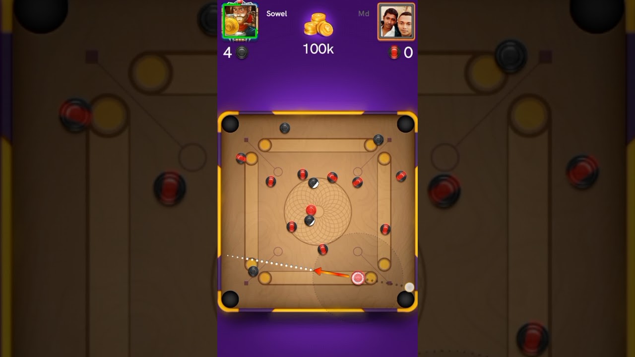 Carrom pool funny moment 😄