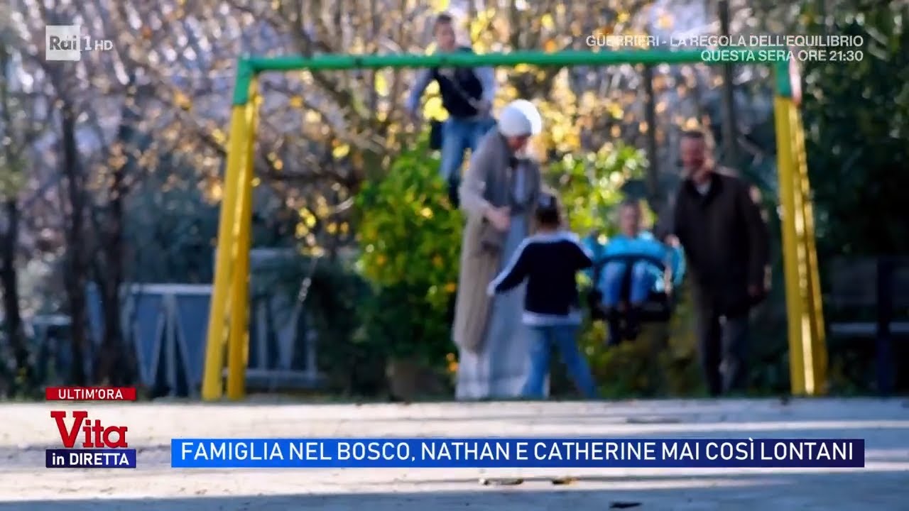 Famiglia nel bosco, Nathan e Catherine mai così lontani - Vita in diretta 09/03/2026