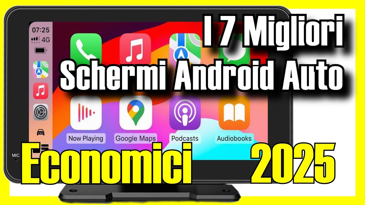 🚗 I 7 MIGLIORI Schermi Android Per Auto ECONOMICI su Amazon [2025] ✅ [Qualit&agrave;/Prezzo] CarPlay