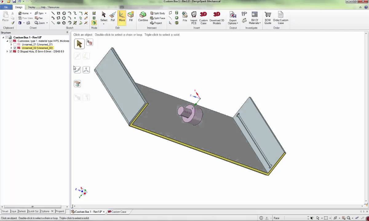 How to design a Custom Case in DesignSpark Mechanical