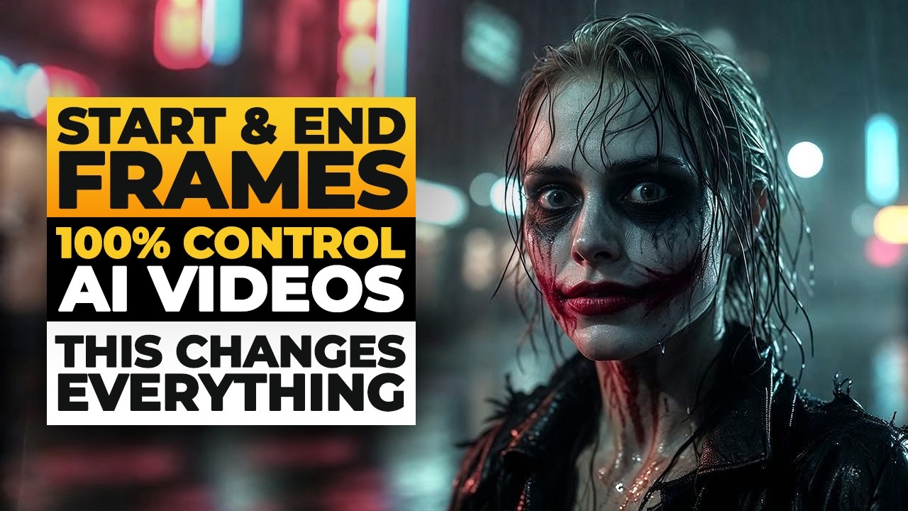 Start & End Frames Are a Game Changer! Control Your AI Filmmaking Like a Pro!