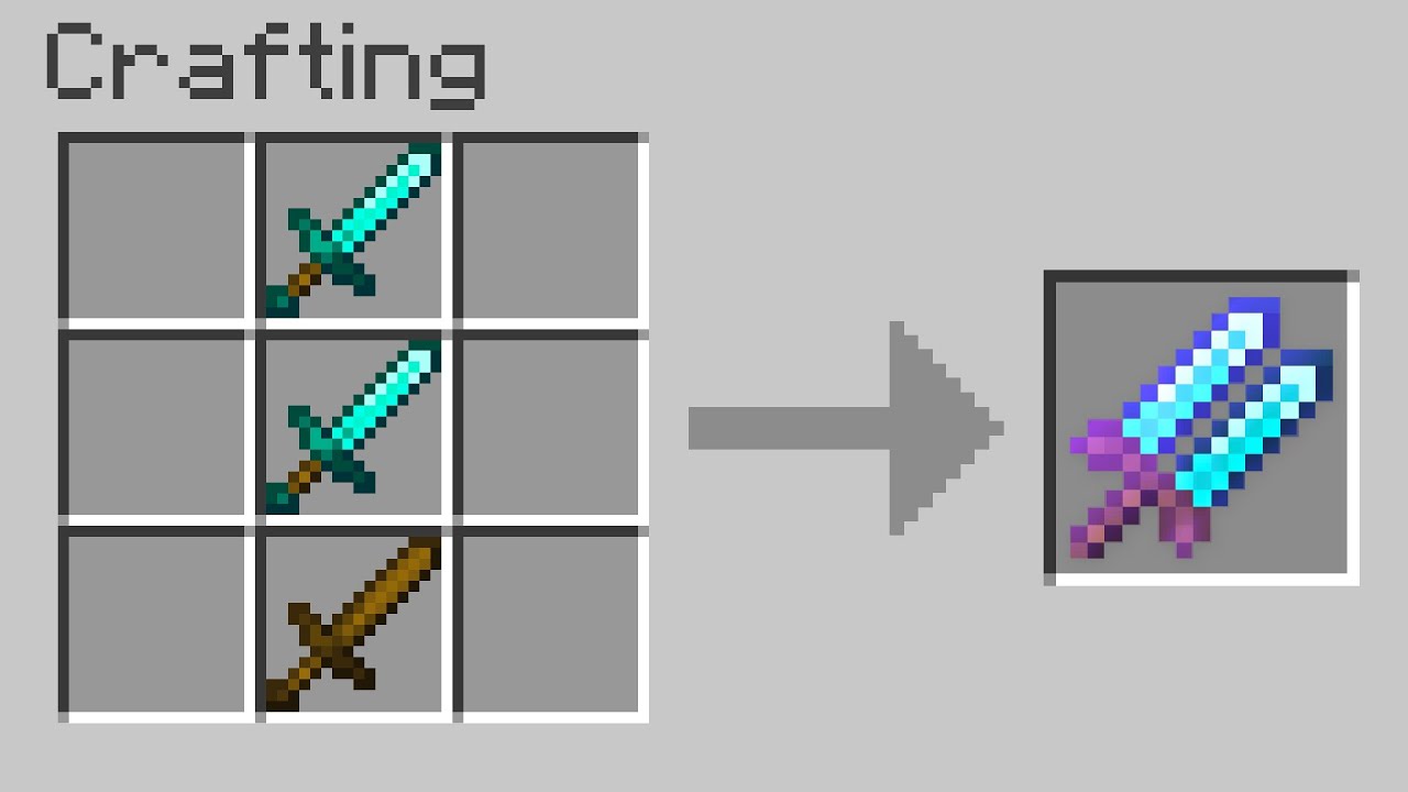 Minecraft UHC but you can craft SWORDS from any item you want...