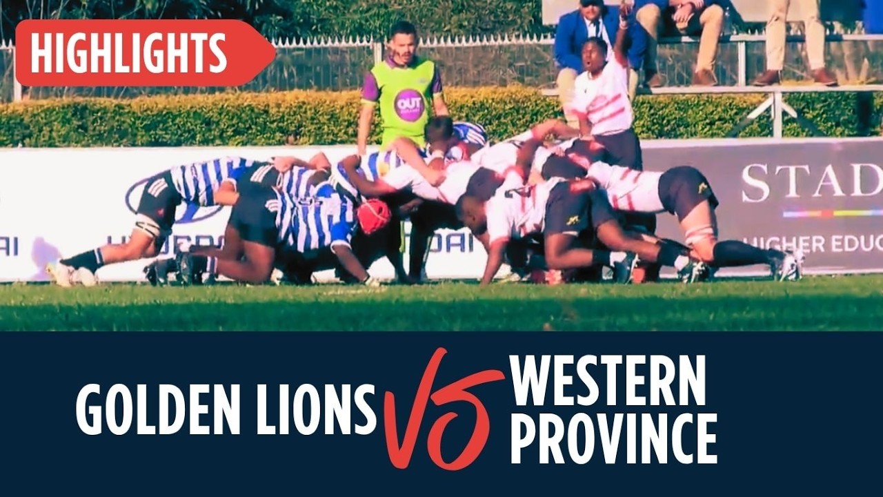 Rugby - Golden Lion vs Western Province - FNB Grant Khomo Week - 1 July 2026