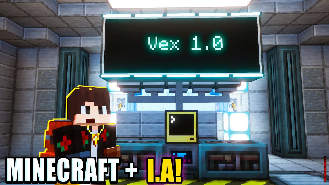 CRIEI UMA INTELIGÊNCIA ARTIFICIAL NO MINECRAFT! - 