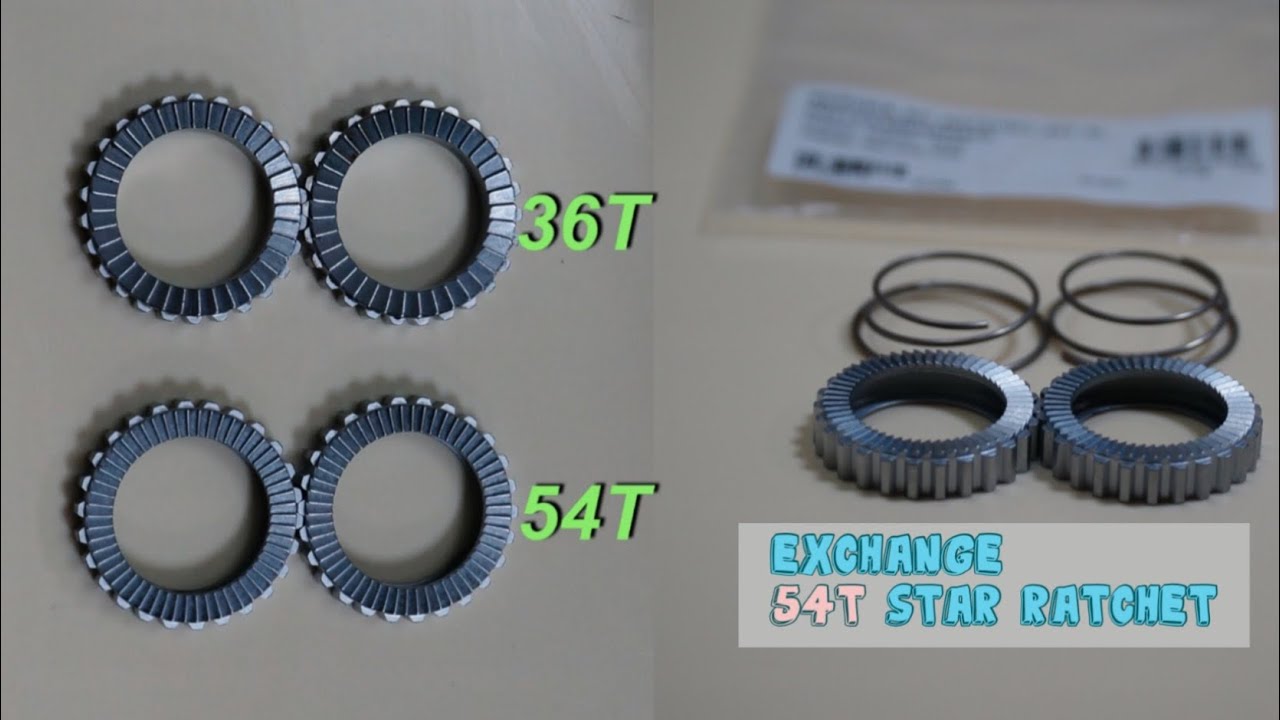 DT Swiss STAR RATCHET Exchange 36T - 54T("English subtitles") 스타라쳇 교환하기 36T - 54T
