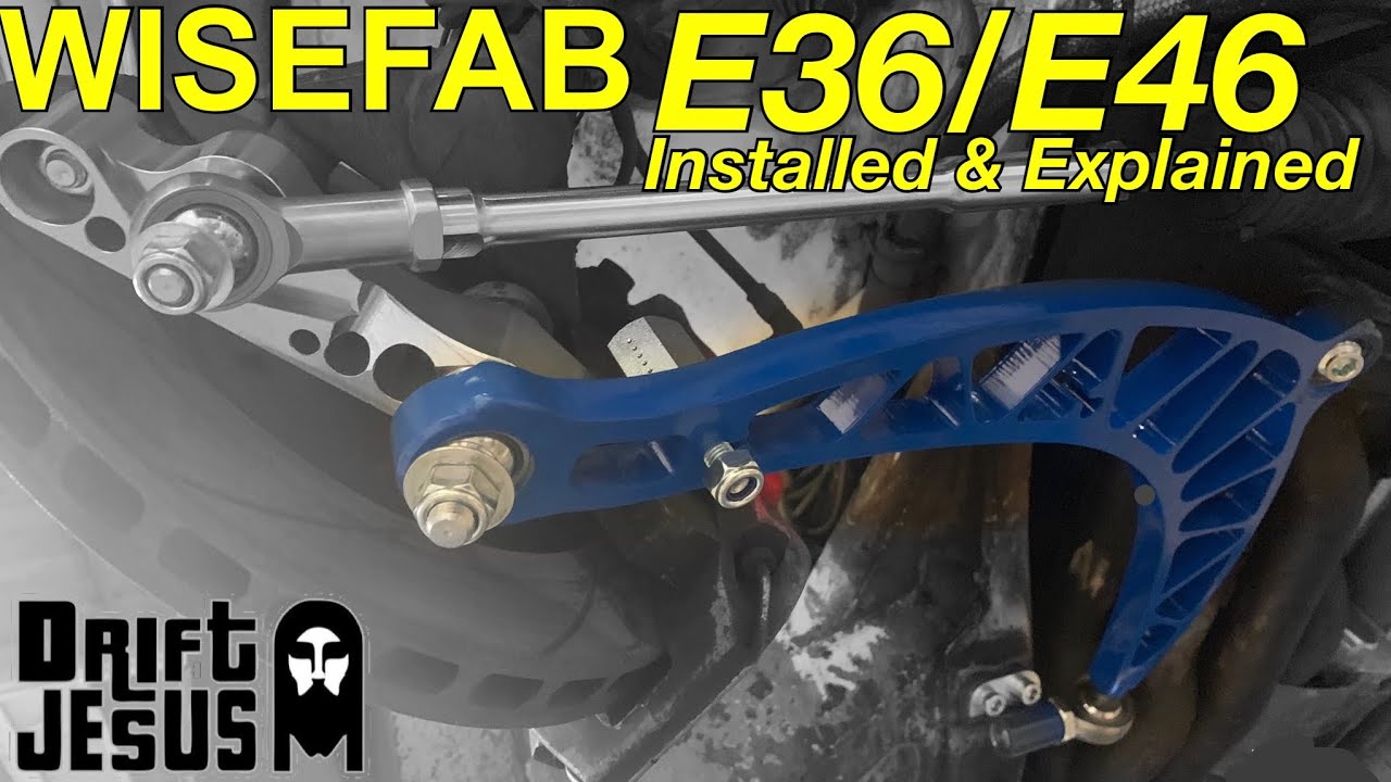 Комплект Wisefab E36 E46 Drift Angle Kit, распаковка, установка и пояснения, характеристики крутя...