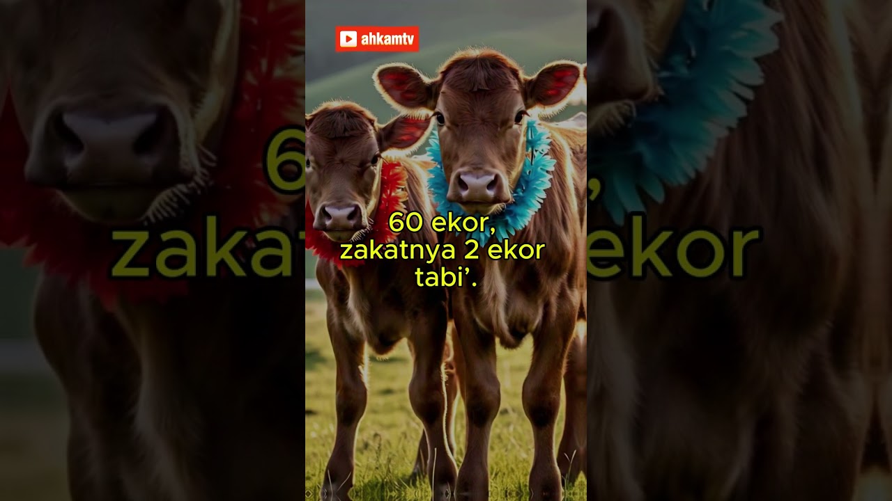 Punya 30 Sapi? Yuk, Hitung Zakatnya Gampang Banget! #islamicshorts #zakat #zakatmal