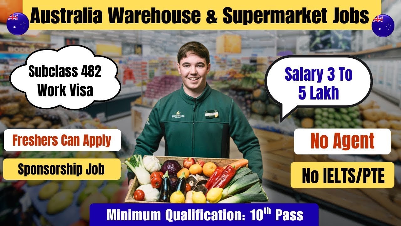 AUSTRALIA FREE WORK VISA 2025 | Work Visa Approved In 18 Days | Warehouse And Packing Jobs