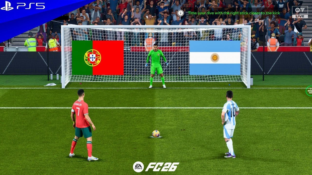 PORTUGAL VS ARGENTINA | WORLD CUP FINAL 2026 | RONALDO VS MESSI | FC 26 PENALTY SHOOTOUT - PS5