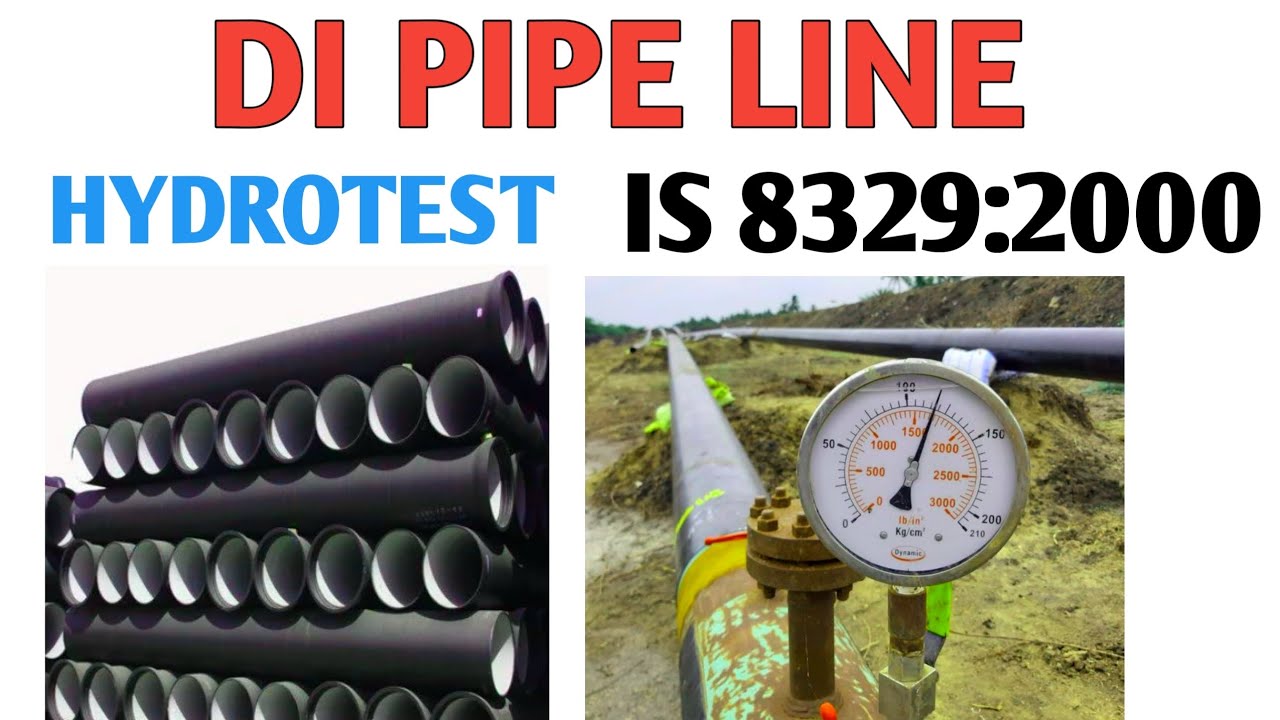 Hydrotest for DI Pipe Line - K7, K9,K12 ❓ | पाईप लाइन में हाइड्रोटेस्ट 🔥💯