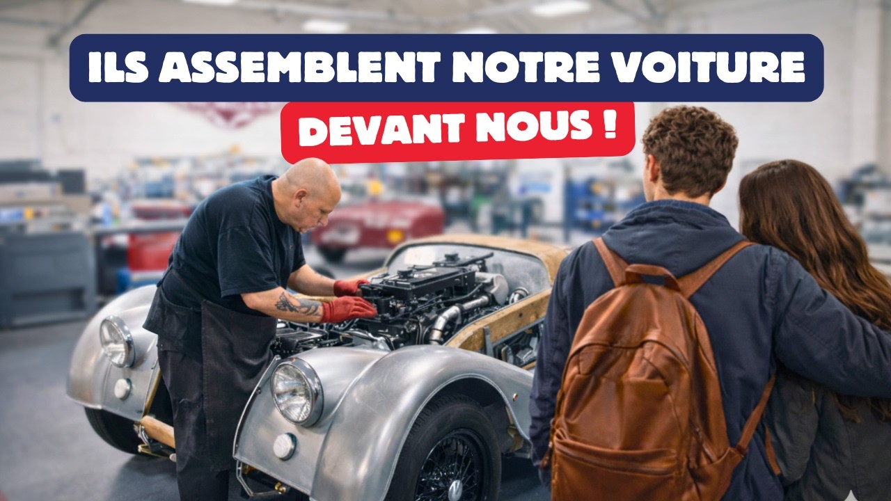 On ASSISTE à la NAISSANCE de notre VOITURE (Morgan Plus Four)