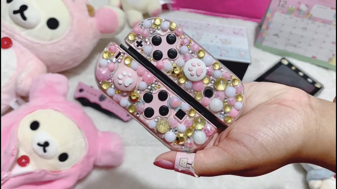 ♡ Kawaii Nintendo Switch Rhinestone Case ♡