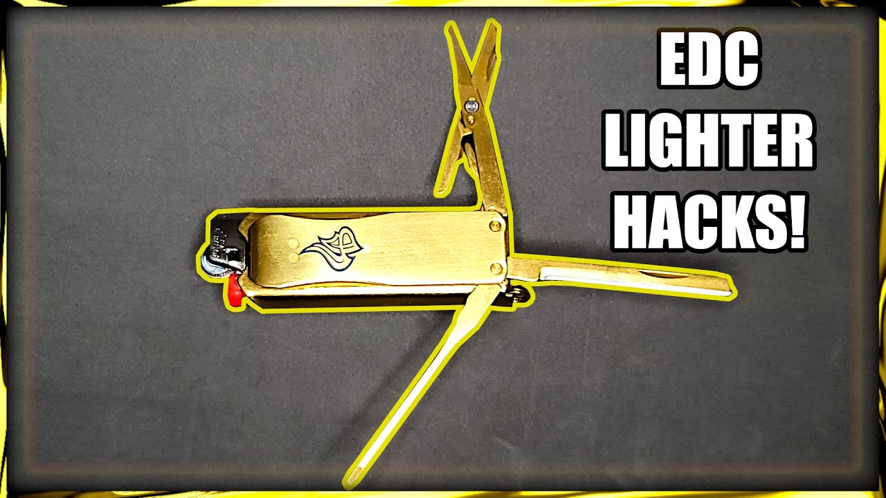 Bic Lighter Mods! Survival Lighters NEW EDC Lighter Uses!