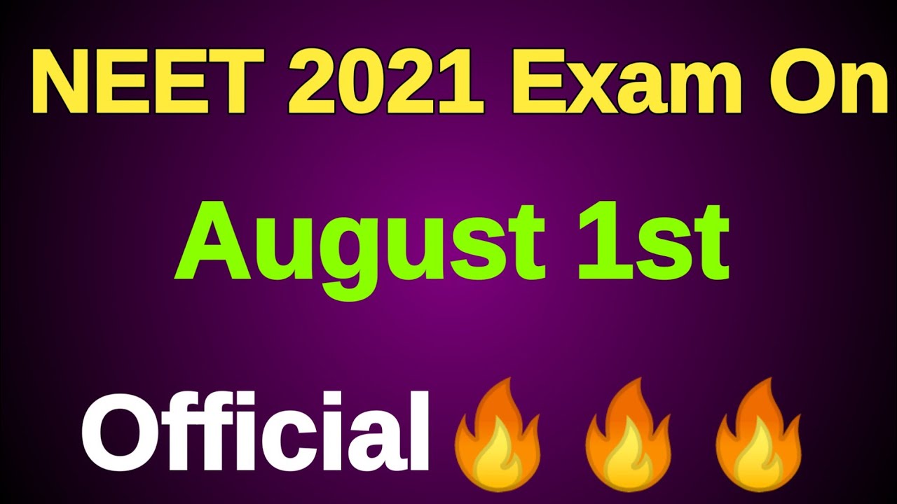 NEET 2021 Exam On August 1 | #NEET2021 | Vishnu's Smart Info