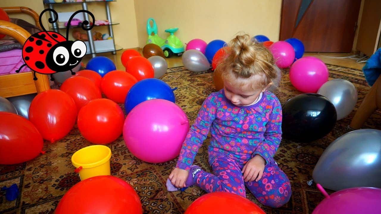 Surprize in Baloane/Video Educativ/Joc pentru Copii/Invatam Culorile