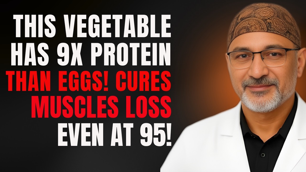 Over 60? Reverse Muscle Loss NOW! Forget Eggs. This Vegetable Has More Protein. | Senior Health Tips