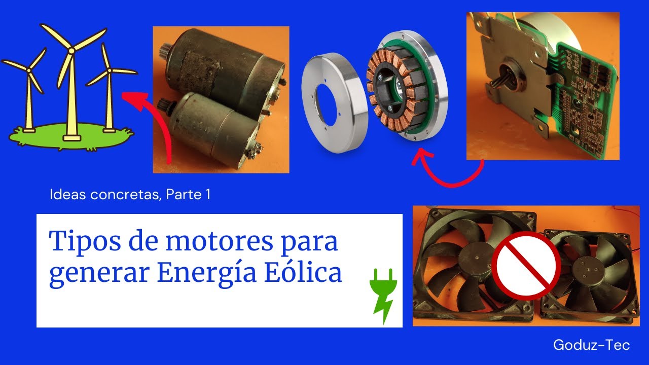 Tipos de Motores  para generar energía eólica - Motor electrico como dinamo?