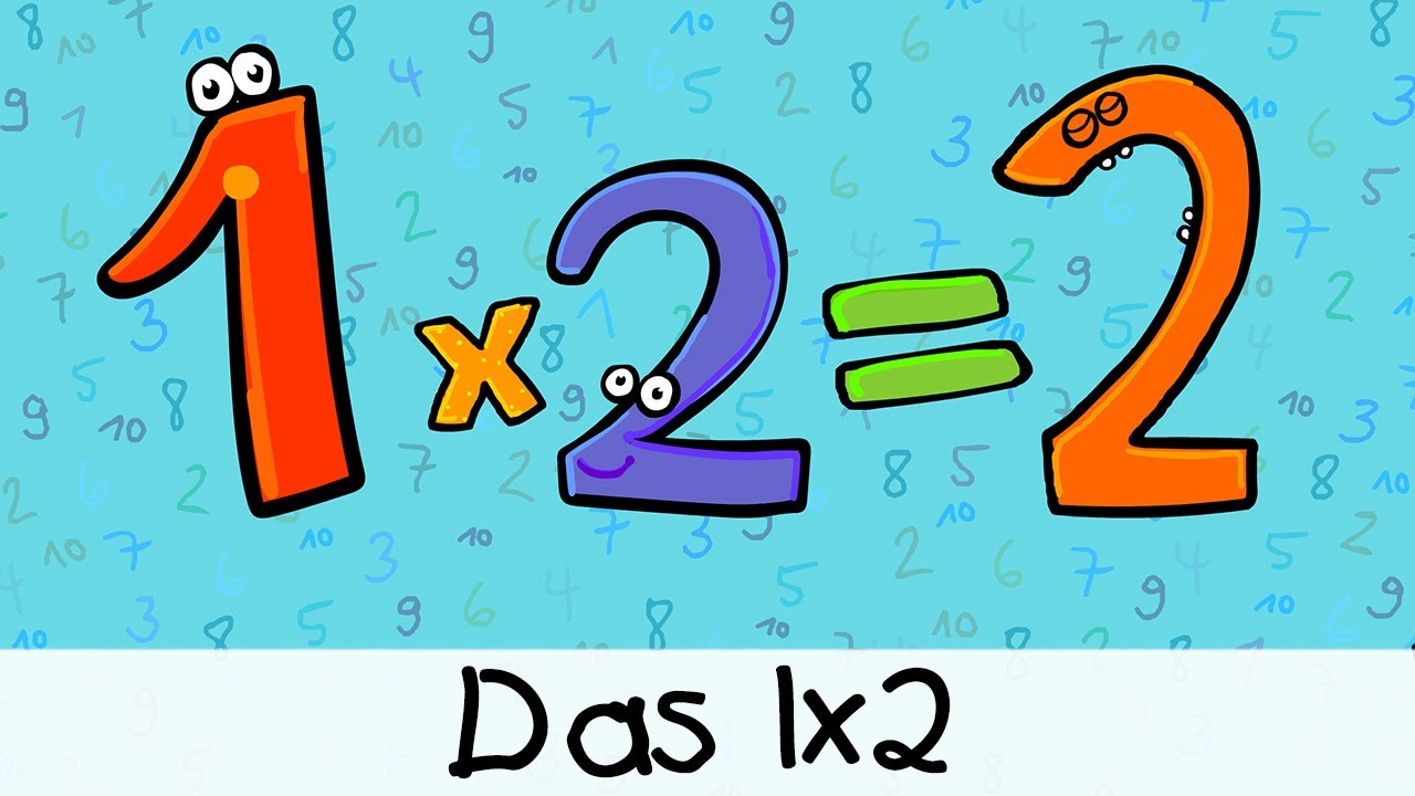 🔢 Das 1x2 || Kinderlieder zum Lernen
