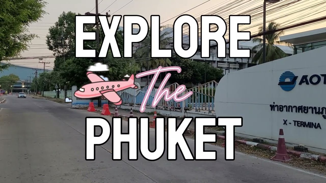 Morning walking tour from Phuket airport to the Sirinat National park 4K UHD