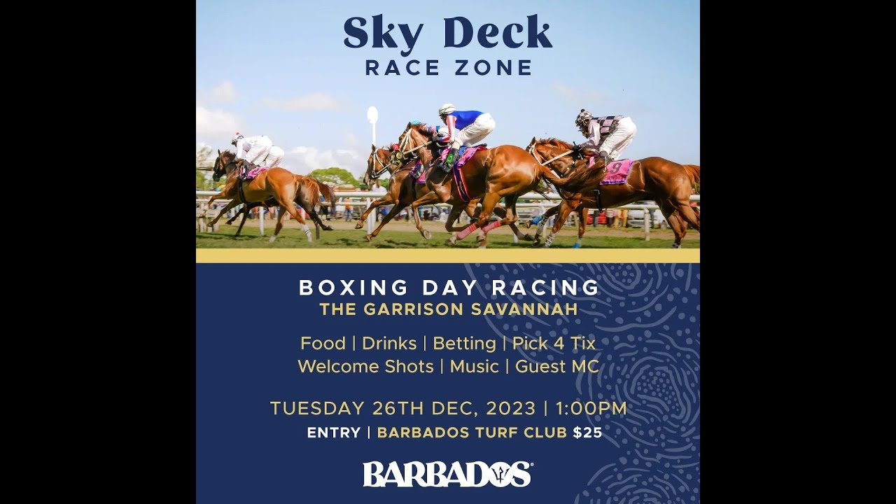 LIVE:  The Barbados Lottery Boxing Day At The Races | Racing At The Garrison Savannah | SportsMax TV