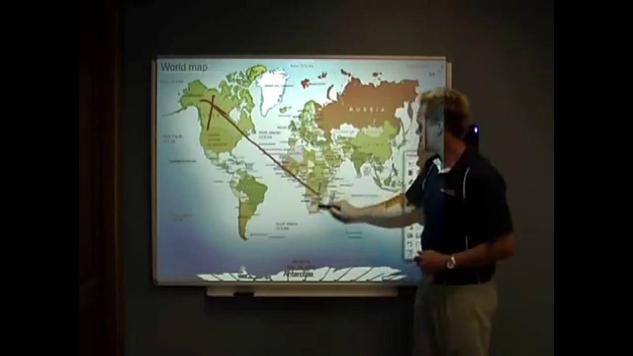 Parrot Products IW1000 Interactive Whiteboard System Demonstration