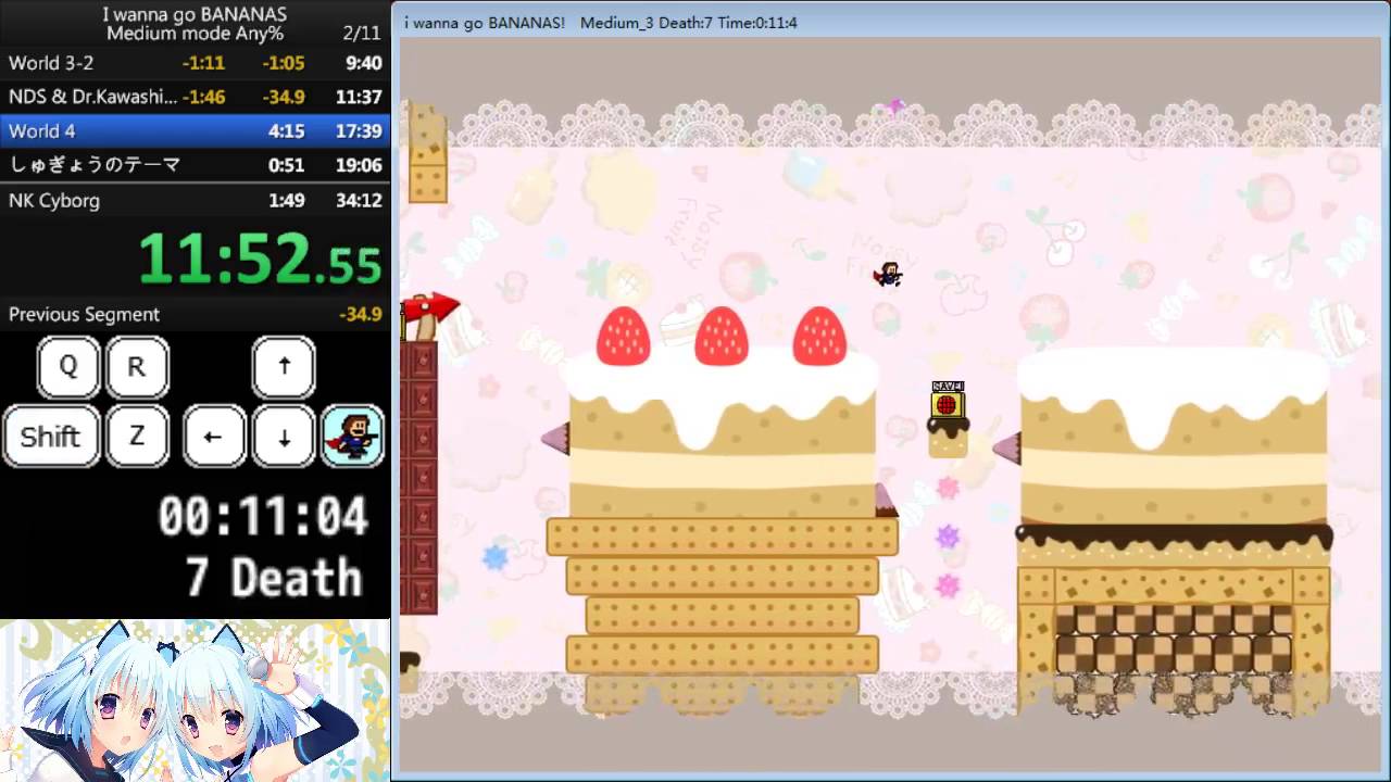 I wanna go BANANAS - Any% Medium in 28:17