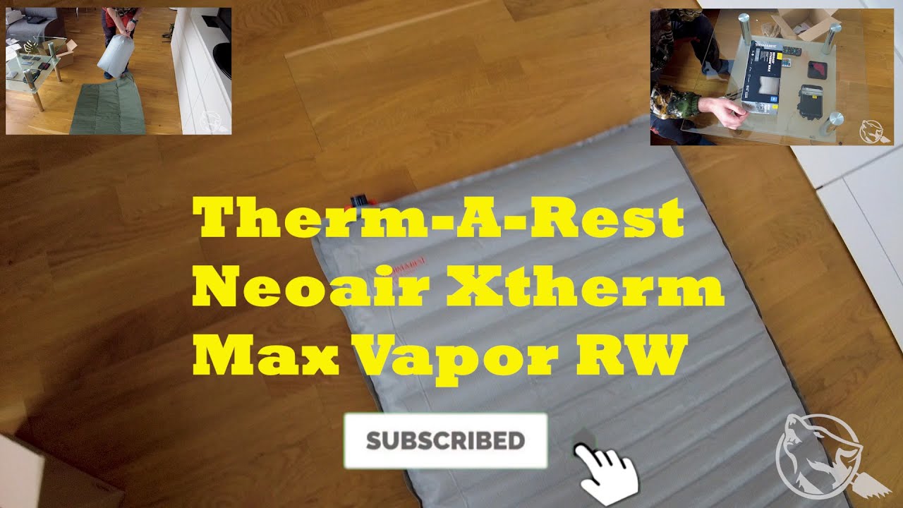 Unboxing. Materac dmuchany Therm-A-Rest Neoair Xtherm Max Vapor RW. 610 gram,