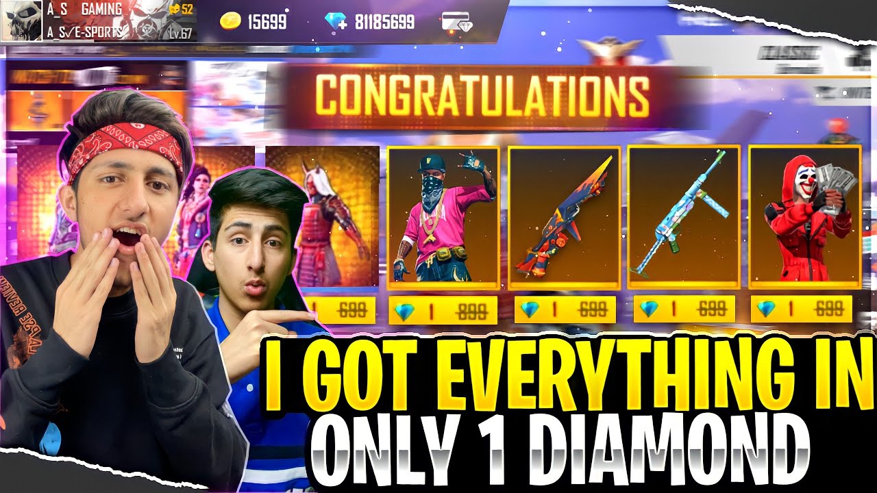 Got Everything In 1 Diamond In Subscriber Account 😍 Buying 12,000 Diamonds - Garena Free Fire