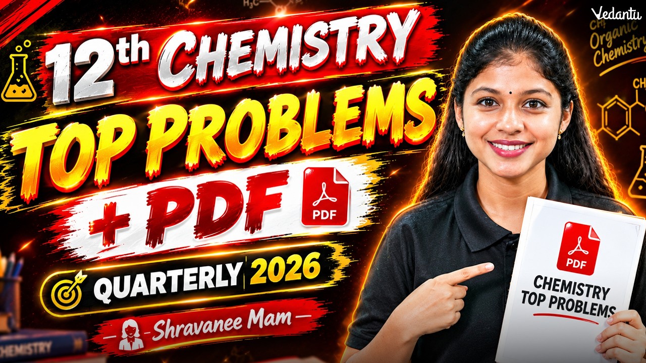12th Chemistry | Quarterly Exam 2026 Important Problems Pdf | Tamil & English Medium | Shravanee Mam