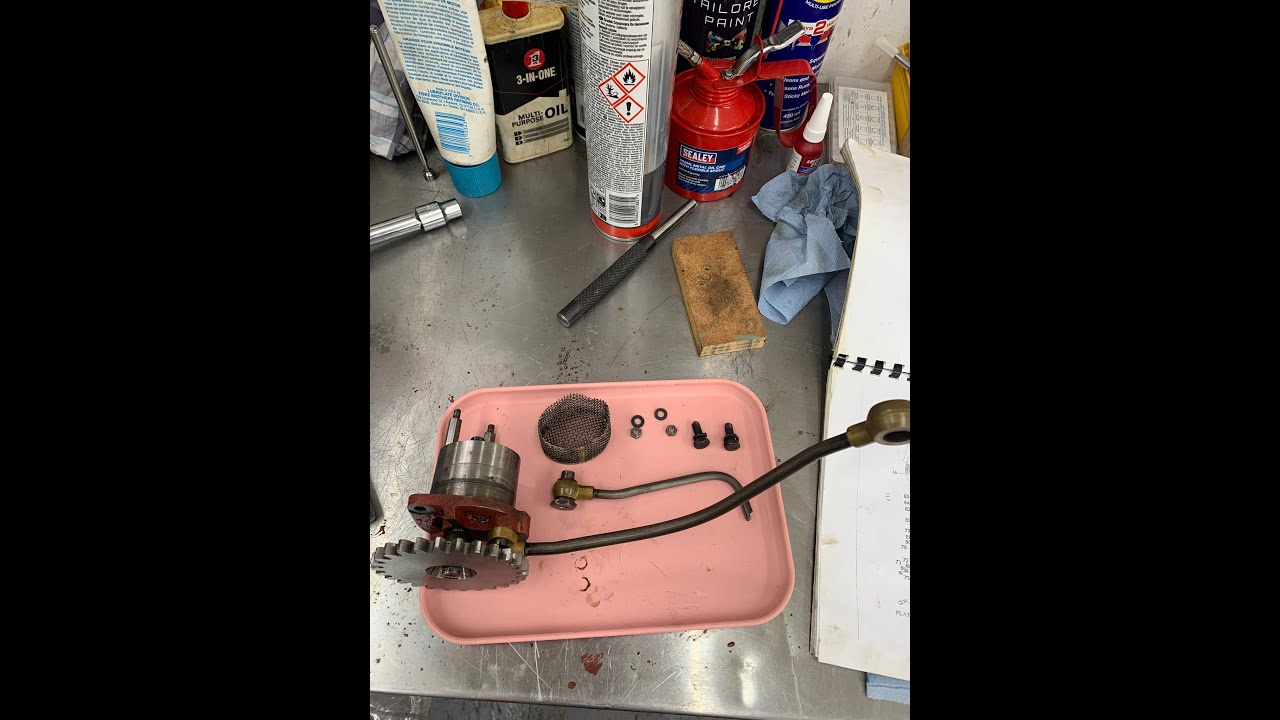 Lister LH150 Reverse Gearbox Oil Pump strip and spindle removal