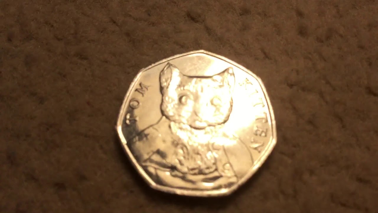 Tom Kitten 50p coin