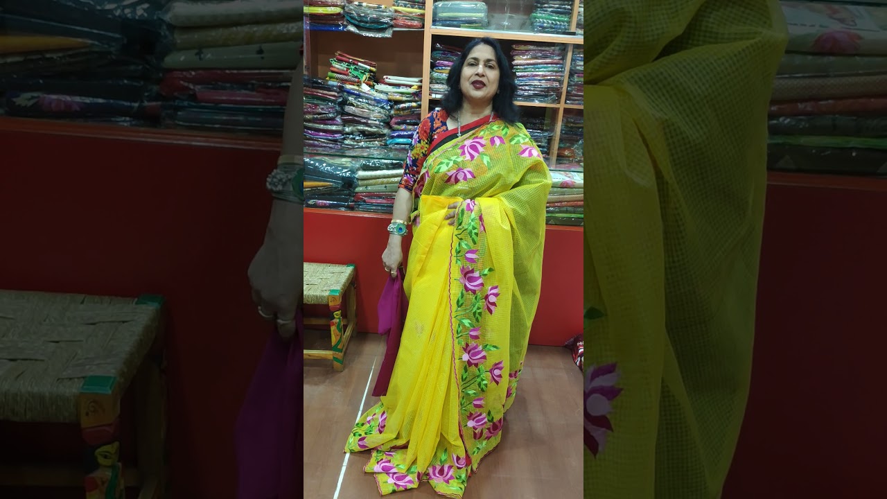 Indisaree-Episode 1|Embroidery Saree on Resham Check |Free Shipping