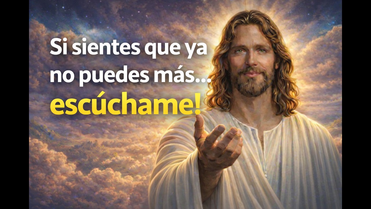 JESÚS CUANDO EL ALMA SE CANSA… YO TE ABRAZO! 🤍