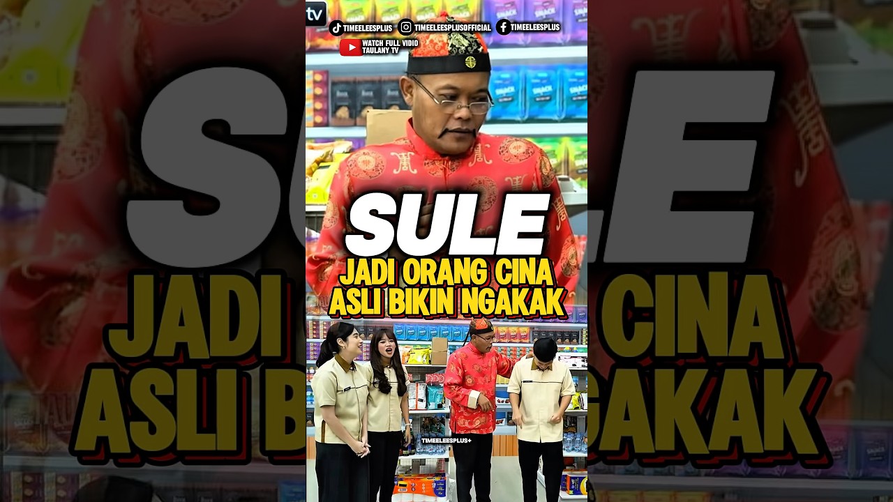Sule Kocak banget jadi orang Cina wkwkw‼️😂🤣 #sule #trending #viral #komedi #shorts #fypシ #ngakak
