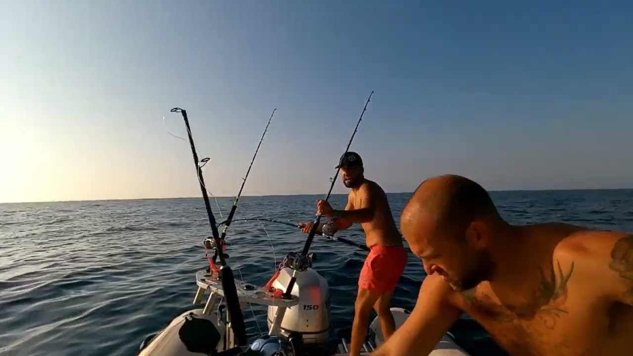 Pesca al tonno partenza Strike in diretta Agosto 2022 61 Zero Adriatico Tuna Fishing
