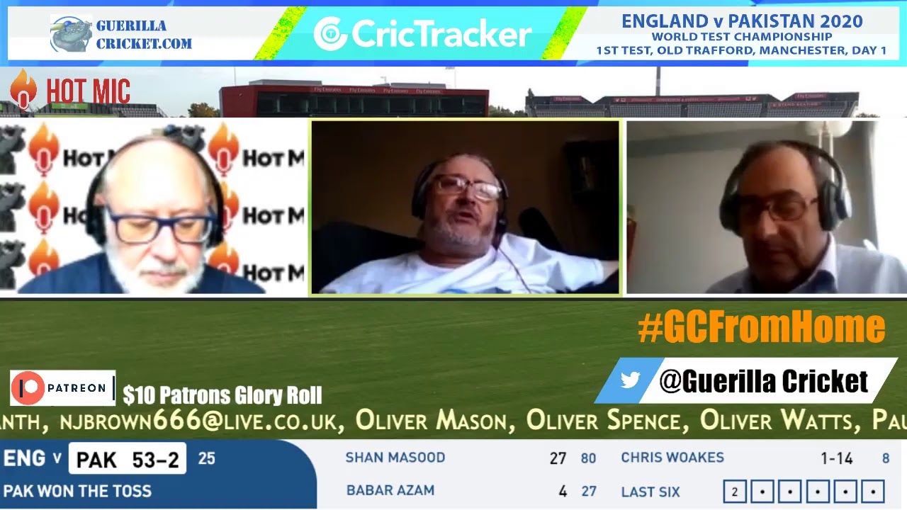 LIVE: ENG v PAK 2020, 1st Test, Old Trafford, Day 1