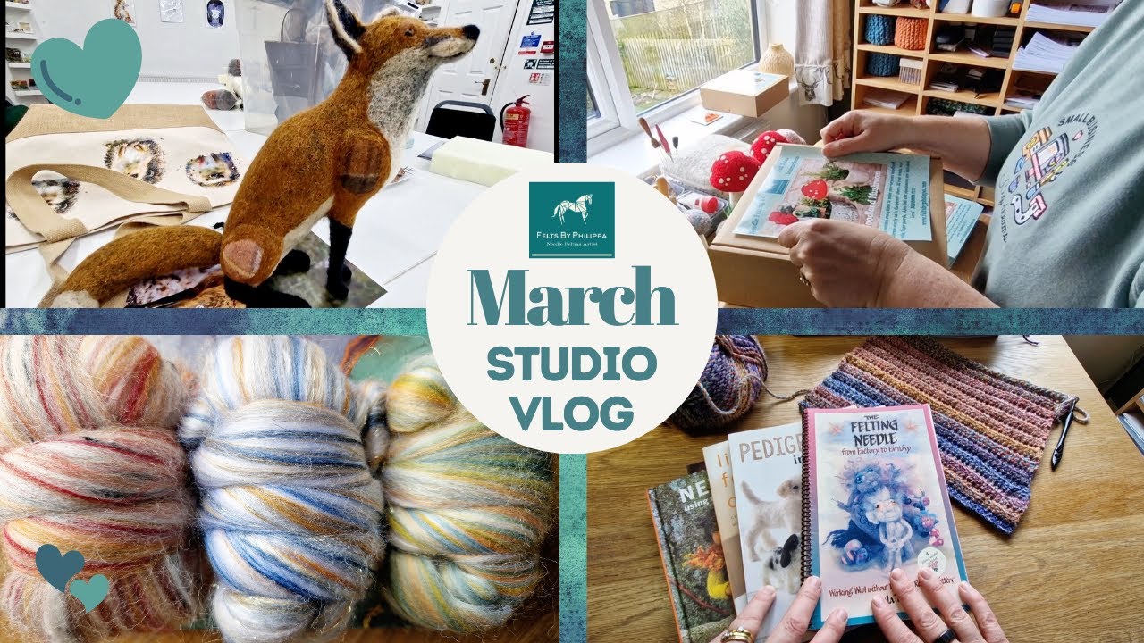 🐏 STUDIO VLOG #40 - Workshop with Zoe Stainton, a new kit launch, finding a special book and more! 🐏