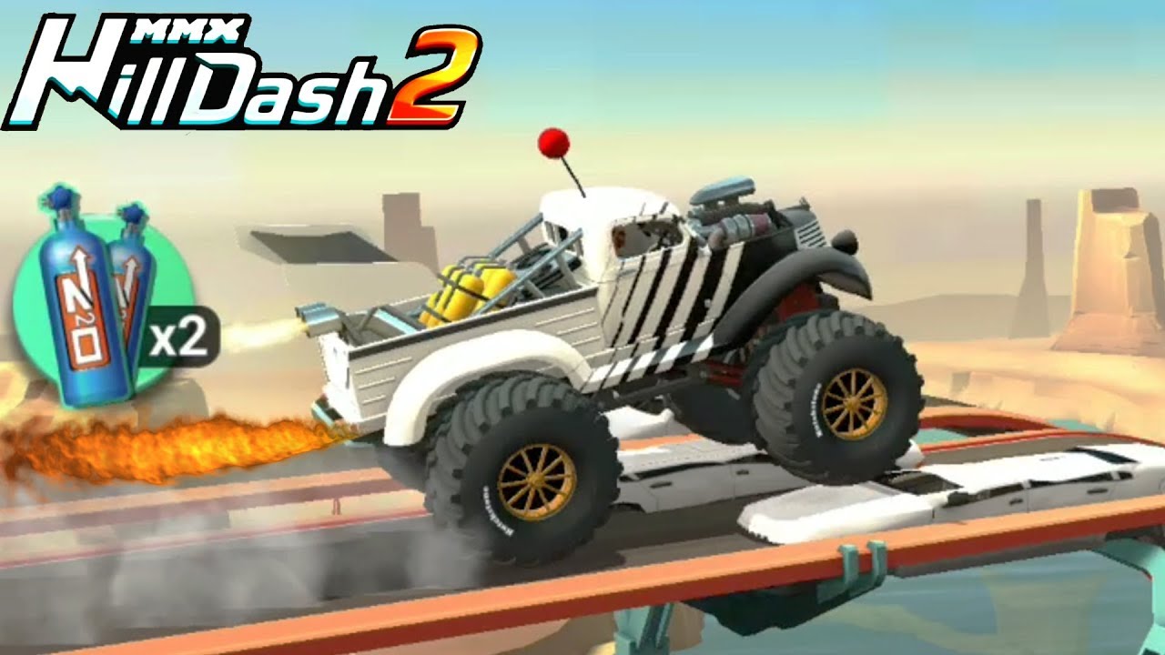 Самый МОЩНЫЙ МОНСТР ТРАК в MMX HILL DASH 2 / VIDEO cars игра