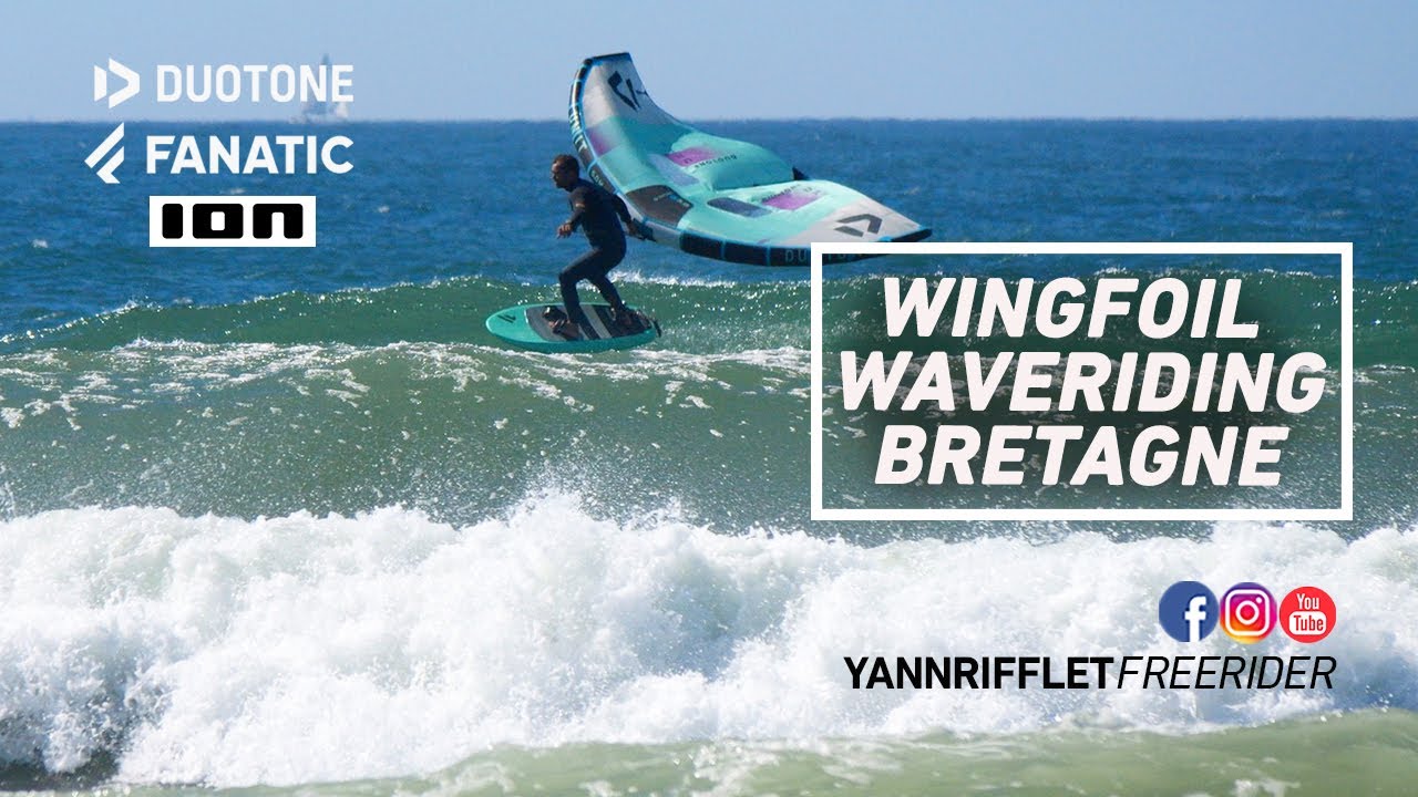WING FOIL WAVE RIDING EN BRETAGNE ! WINGFOILING MORBIHAN