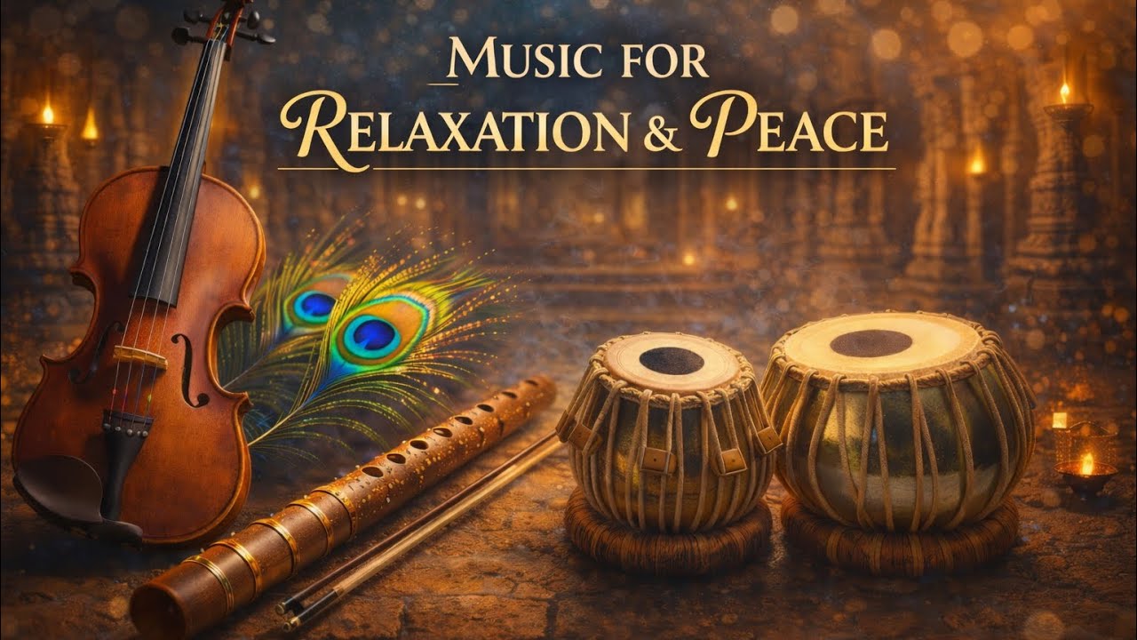 Violin Instrumental Music for Meditation & Yoga | Stress Relief & Deep Relaxation