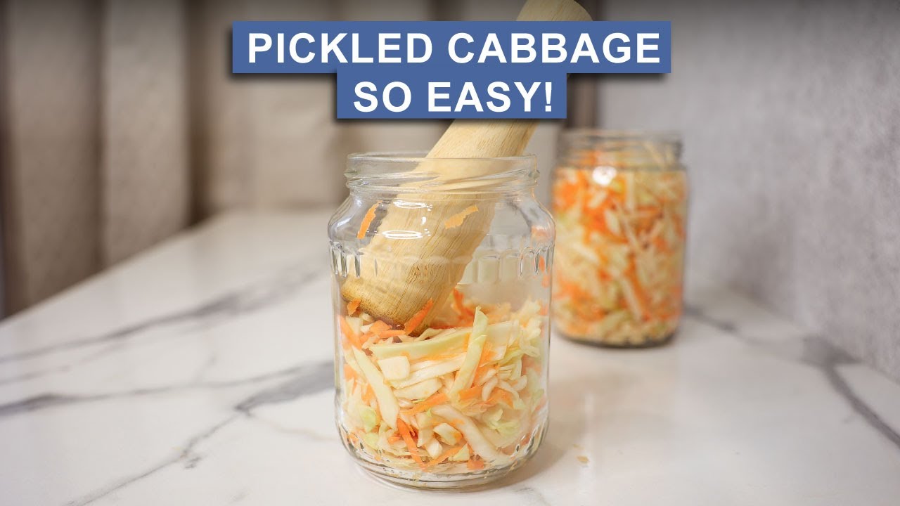 Easy Homemade Pickled Cabbage Recipe | Perfect Crunch in Just 1 Day!
