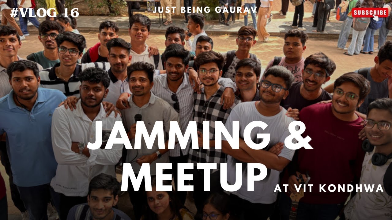 VIT Kondhwa Jamming Session & Meetup | Fun Moments, Music & Madness! 🎤