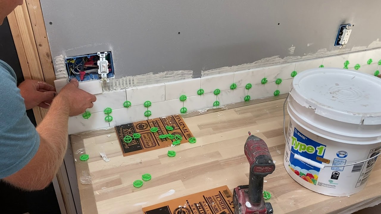 Subway Tile Backsplash DIY Dream Home Kitchen Remodel