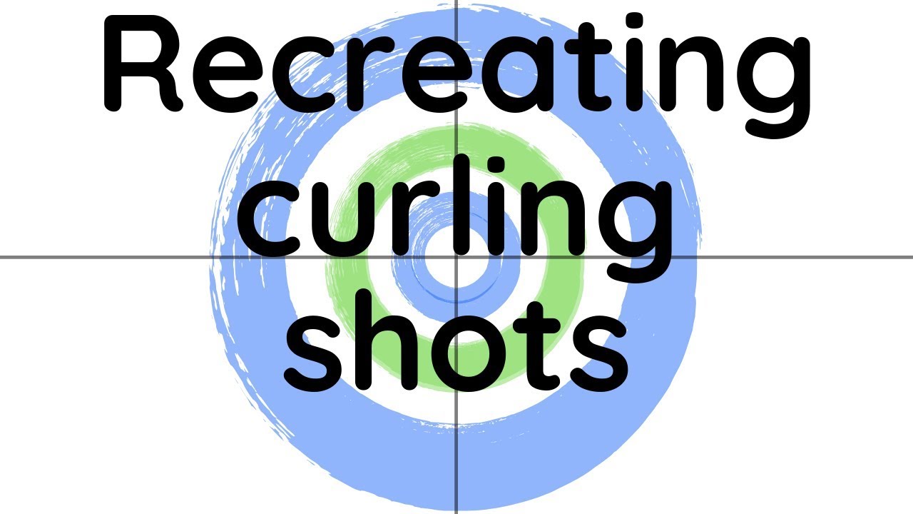 Recreating top curling shots (Mike McEwen, Jennifer Jones ++)