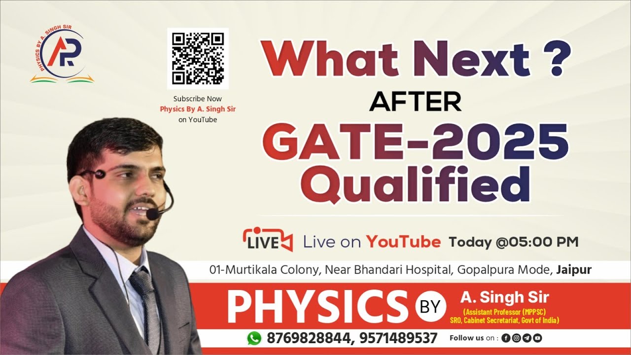 What Next ? After GATE-2025 Qualified