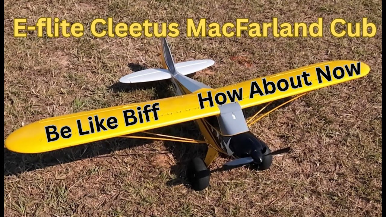 Eflite Cleetus McFarland Carbon Cub  Be Like Biff #rcflying #rcplane