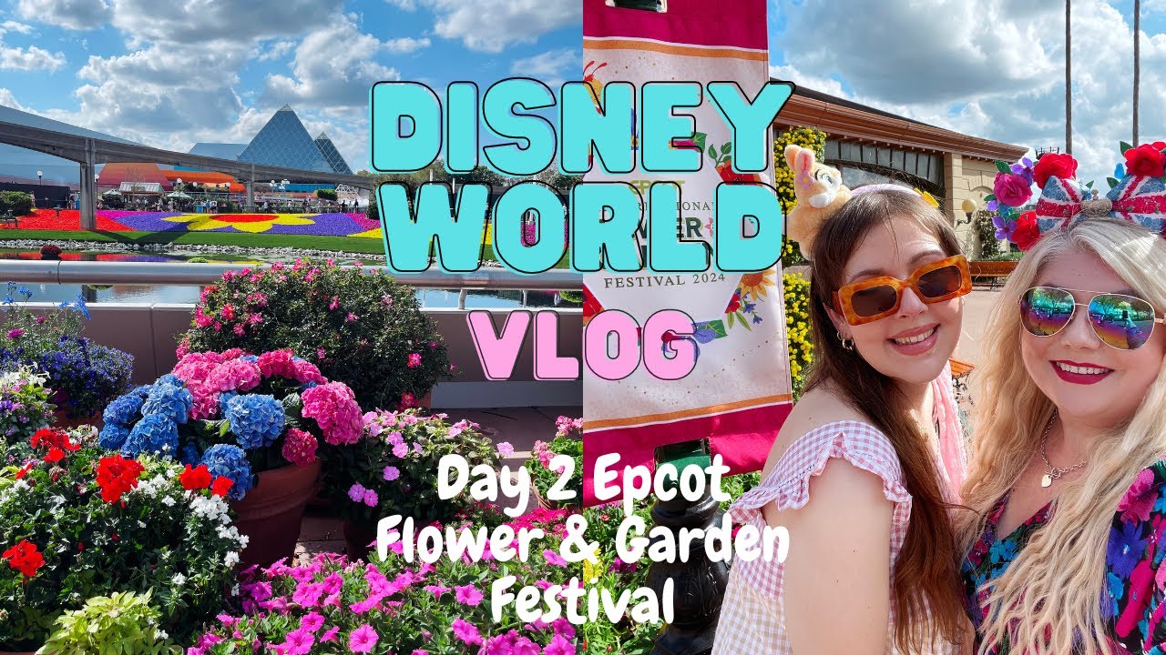 WALT DISNEY WORLD! 2024 🌸 Epcot Flower & Garden snacks and dinner at Shiki-Sai: Sushi Izakaya